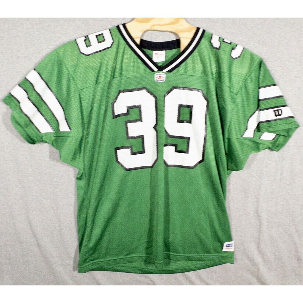Vtg‎ Rare 1990's Wilson NY Jets Johnny Johnson Jersey Made In USA Mens XL